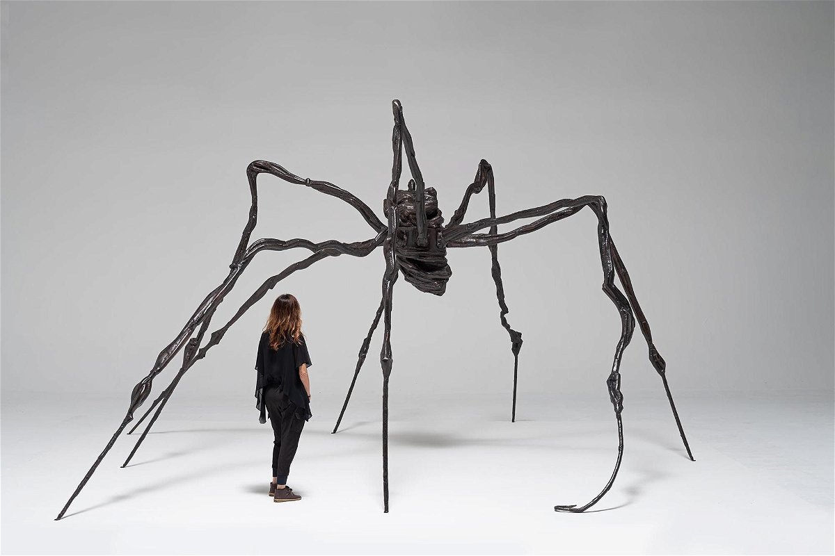 <i>Edouard Fraipont/Sotheby's</i><br/>A 10-foot-high bronze spider ha sold for $32.8 million including fees at a sale in New York on Thursday evening.