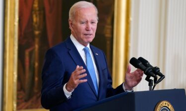 President Joe Biden speaks Wednesday