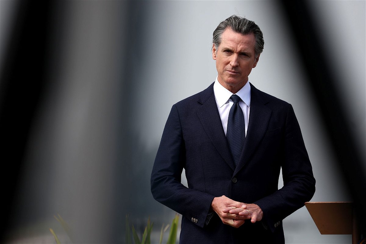 <i>Justin Sullivan/Getty Images/FILE</i><br/>California Gov. Gavin Newsom has vowed to appoint a Black woman to the Senate.