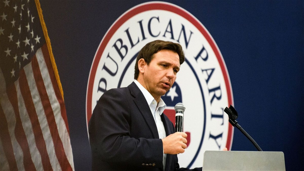 <i>Stephen Maturen/Getty Images/File</i><br/>A watchdog group filed a complaint to the Federal Election Commission targeting allies of Florida Gov. Ron DeSantis