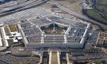 The Pentagon is seen from the air in Washington