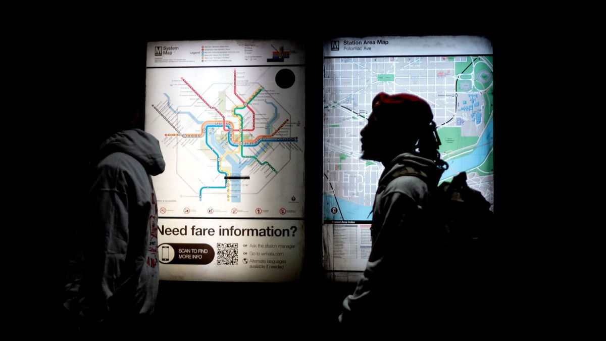 <i>Stefani Reynolds/AFP/Getty Images</i><br/>The Washington Metropolitan Area Transit Authority said it had made “measurable improvements” to its cybersecurity in recent years.