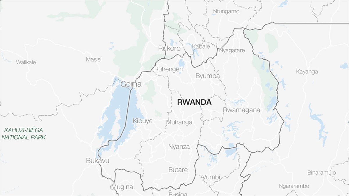 <i>Google Maps</i><br/>Heavy rain caused flooding and landslides on May 2 in western Rwanda killing at least 109 people in the Western and Northern Provinces