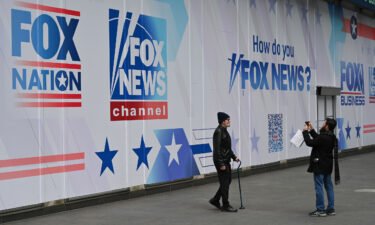 An exterior view of the Fox News Headquarters in New York City is seen here on May 10. A disinformation researcher who became the target of Fox News last year filed a defamation lawsuit against the right-wing network on Wednesday.