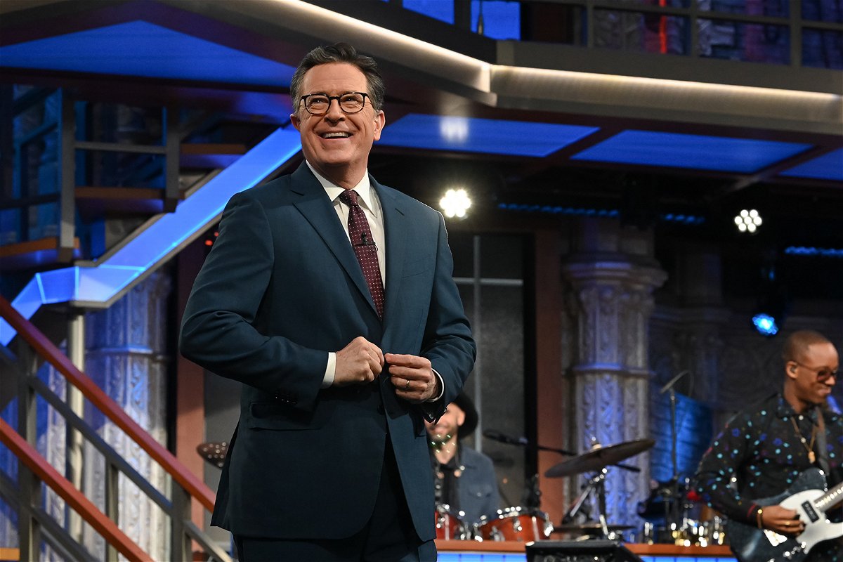 <i>Scott Kowalchyk/CBS/Getty Images</i><br/>Stephen Colbert on Monday