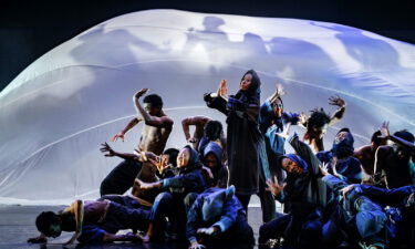 Dancers re-enact the journey undertaken by the 17th-century pioneers who traveled from mainland China to Taiwan via the choppy waters of the Taiwan Strait.