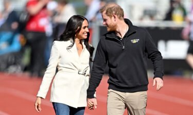 Prince Harry (right) and Meghan (left) are among those members of the royal family rated most favorably by young people.