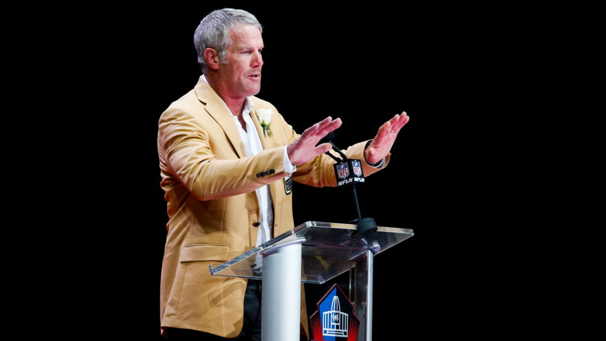 <i>Ron Schwane/AP</i><br/>Attorneys for Brett Favre on May 5 filed a lengthy denial of allegations he used misappropriated state funds in Mississippi meant for needy families. Favre is seen here in August 2016 in Canton