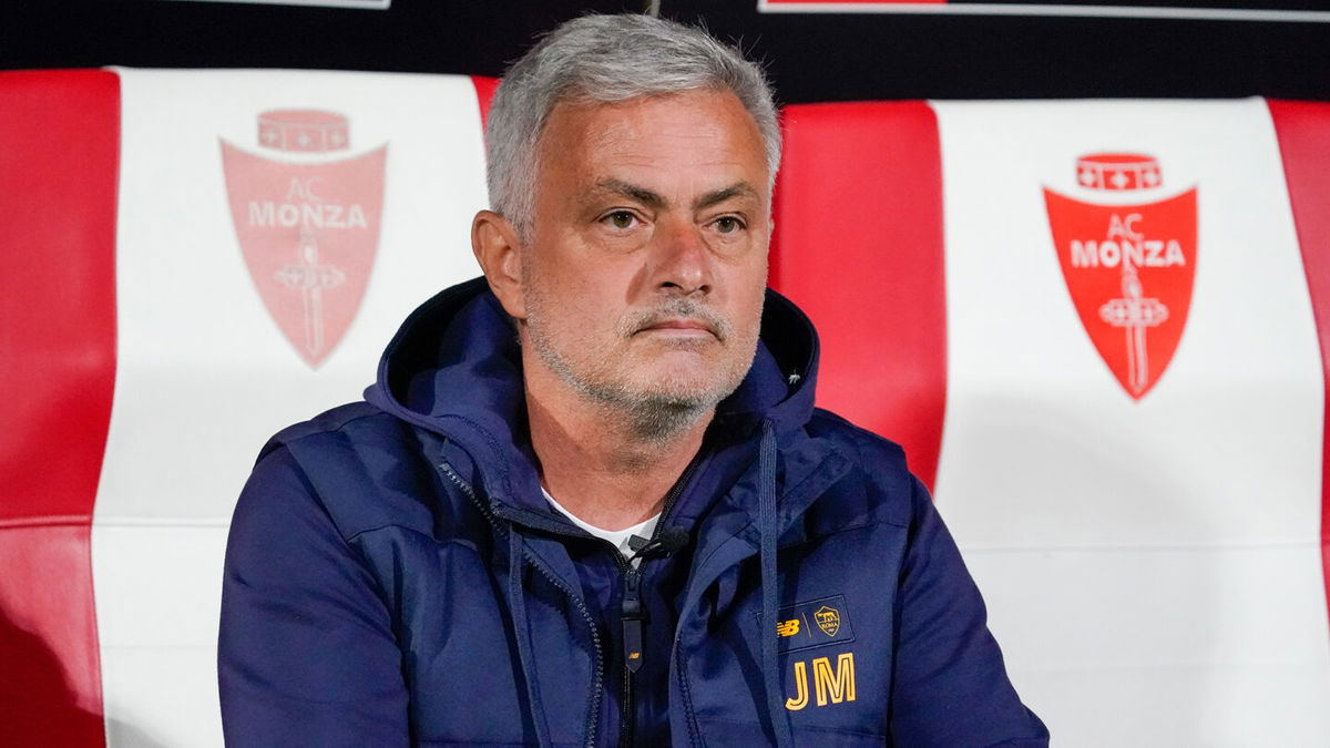 <i>Alessio Morgese/NurPhoto/Getty Images</i><br/>AS Roma manager Jose Mourinho said he wore a microphone during his team's Italian Serie A game against Monza on May 3 in order to 