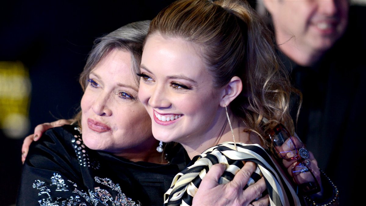 <i>Albert L. Ortega/Getty Images</i><br/>Carrie Fisher (left) and Billie Lourd are pictured here at the 2015 premiere of 'Star Wars: The Force Awakens' in Los Angeles.