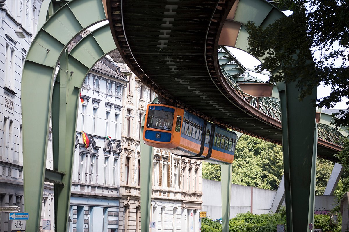 <i>Ulrich Baumgarten/Getty Images</i><br/>The suspension railway