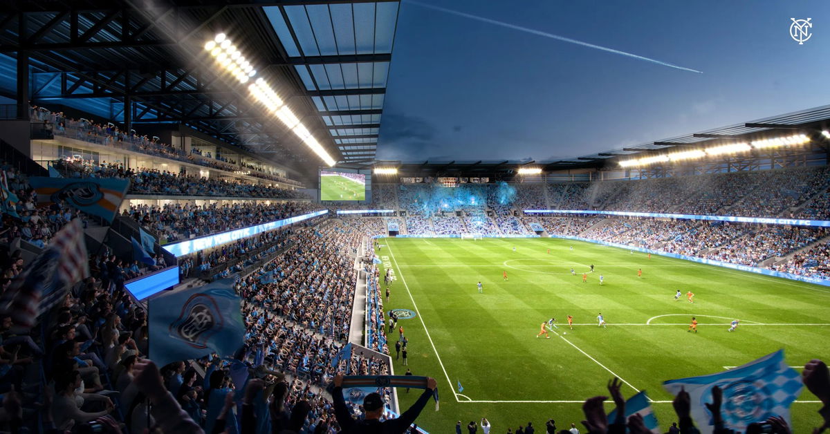 <i>New York City FC</i><br/>Rendered image showing New York City FC's future stadium.