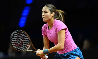 Emma Raducanu says she will be away from the tennis court "for the next few months" while she recovers from surgery on both wrists and one of her ankles. Raducanu is pictured here at the Stuttgart Open.