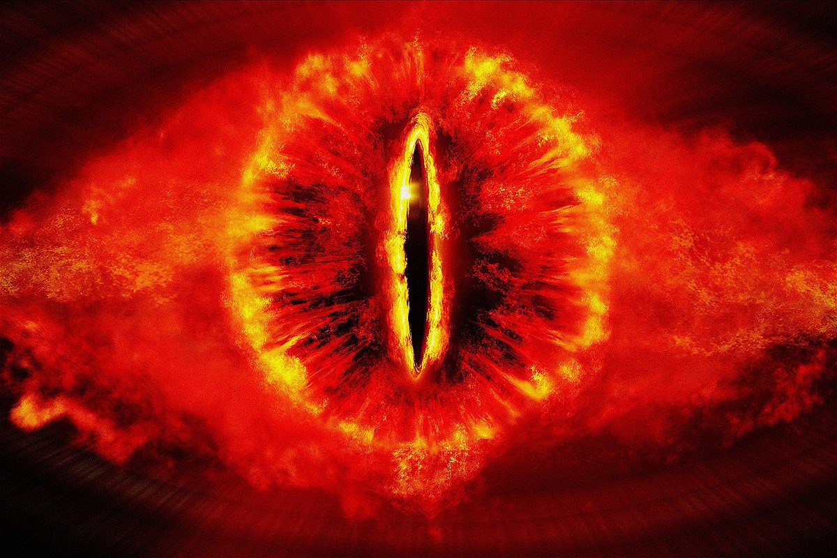 <i>Maximum Film/Alamy Stock Photo</i><br/>The Eye of Sauron glows in the 2001 film 