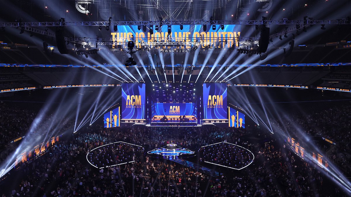 <i>Rich Fury/Getty Images</i><br/>The 57th Academy of Country Music Awards stage in Las Vegas in March 2022. The 58th Academy of Country Music (ACM) Awards takes place on May 11 with co-hosts Dolly Parton and Garth Brooks from Frisco
