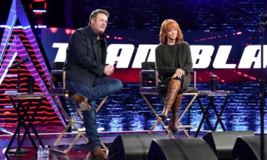 (From left) Blake Shelton and Reba McEntire on 'The Voice.'
