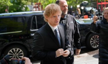 Recording artist Ed Sheeran arrives to New York Federal Court as proceedings continue in his copyright infringement trial