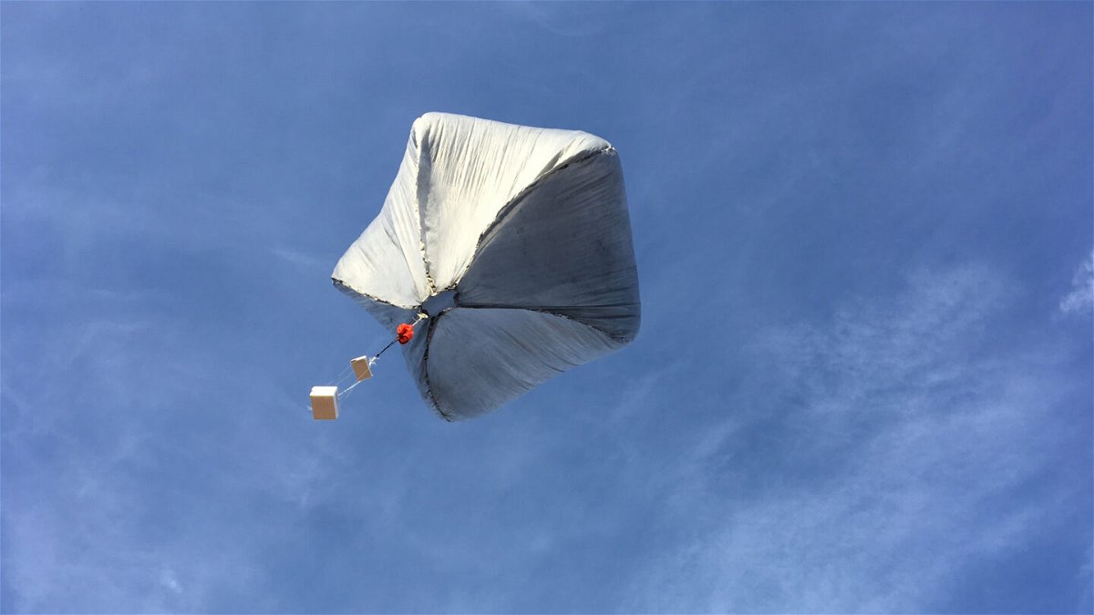 <i>Sandia National Laboratories</i><br/>A Sandia National Laboratories solar-powered hot air balloon taking flight bears sensors