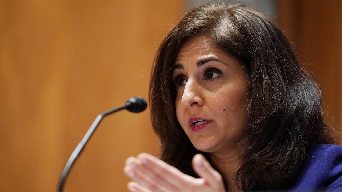 <i>Leigh Vogel-Pool/Getty Images</i><br/>President Joe Biden announced on May 5 that Neera Tanden will succeed Susan Rice as the White House domestic policy adviser.
