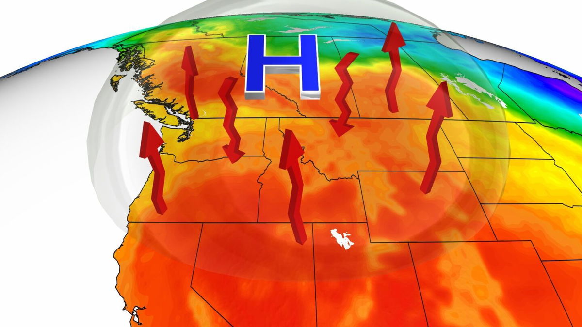 <i>CNN weather</i><br/>A dome of high pressure will cause summer-like heat to build across the Pacific Northwest and Canada through early next week.