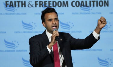 Republican presidential candidate Vivek Ramaswamy