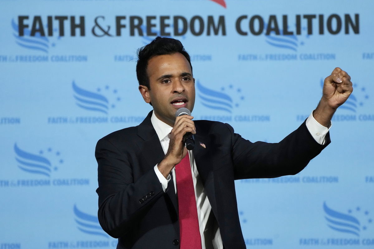 <i>Charlie Neibergall/AP/FILE</i><br/>Republican presidential candidate Vivek Ramaswamy