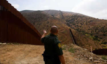 The House will vote Thursday on a sweeping GOP border security bill. Pictured is a US Border Patrol agent in 2021 in San Diego County