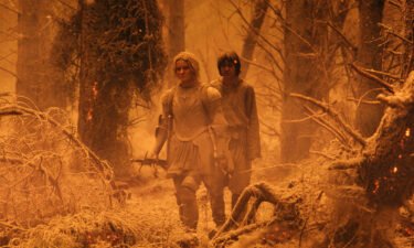 (From left) Morfydd Clark and Tyroe Muhafidin in 'Lord of the Rings: The Rings of Power.'