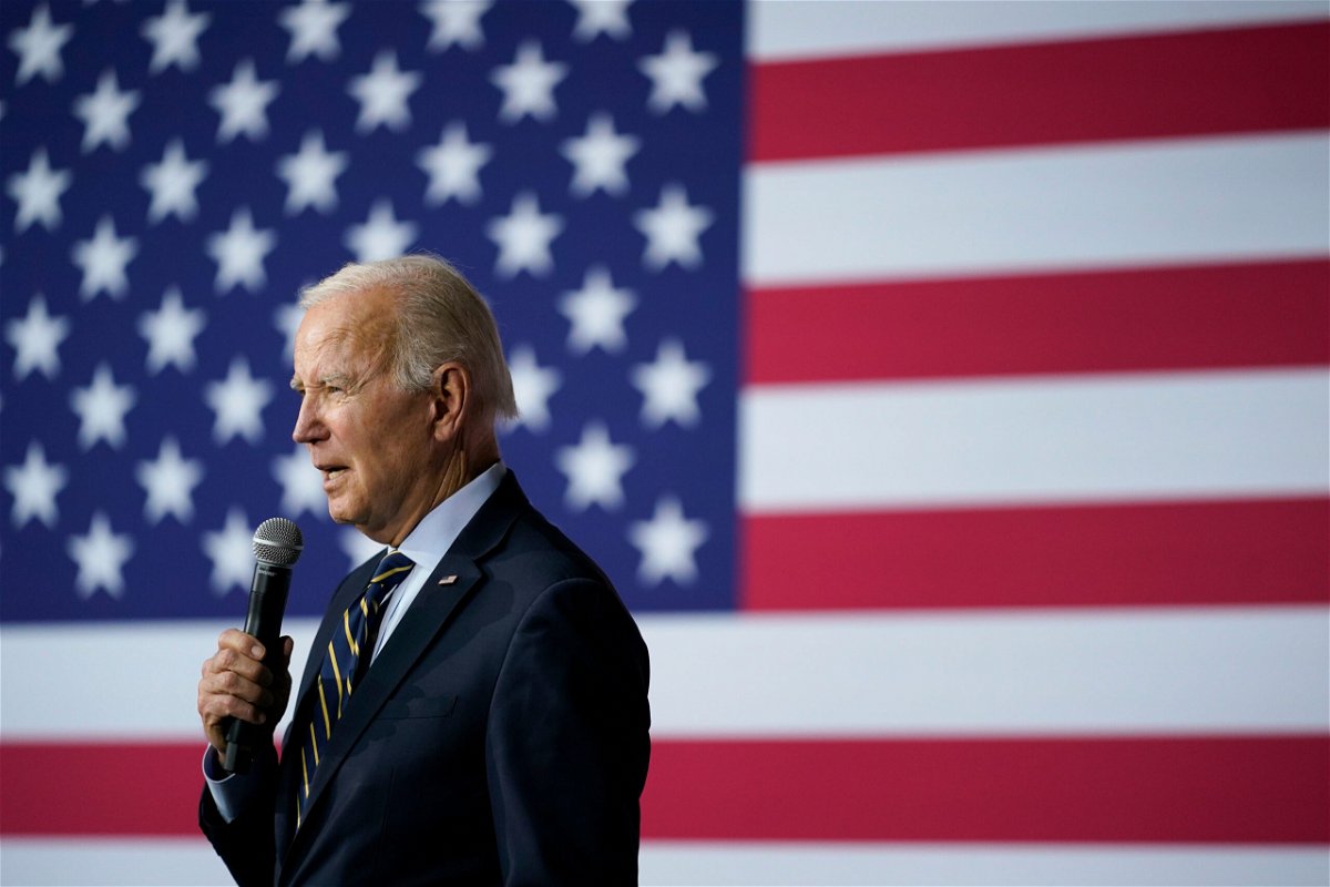 <i>Patrick Semansky/AP</i><br/>President Joe Biden speaks about his economic agenda in Accokeek