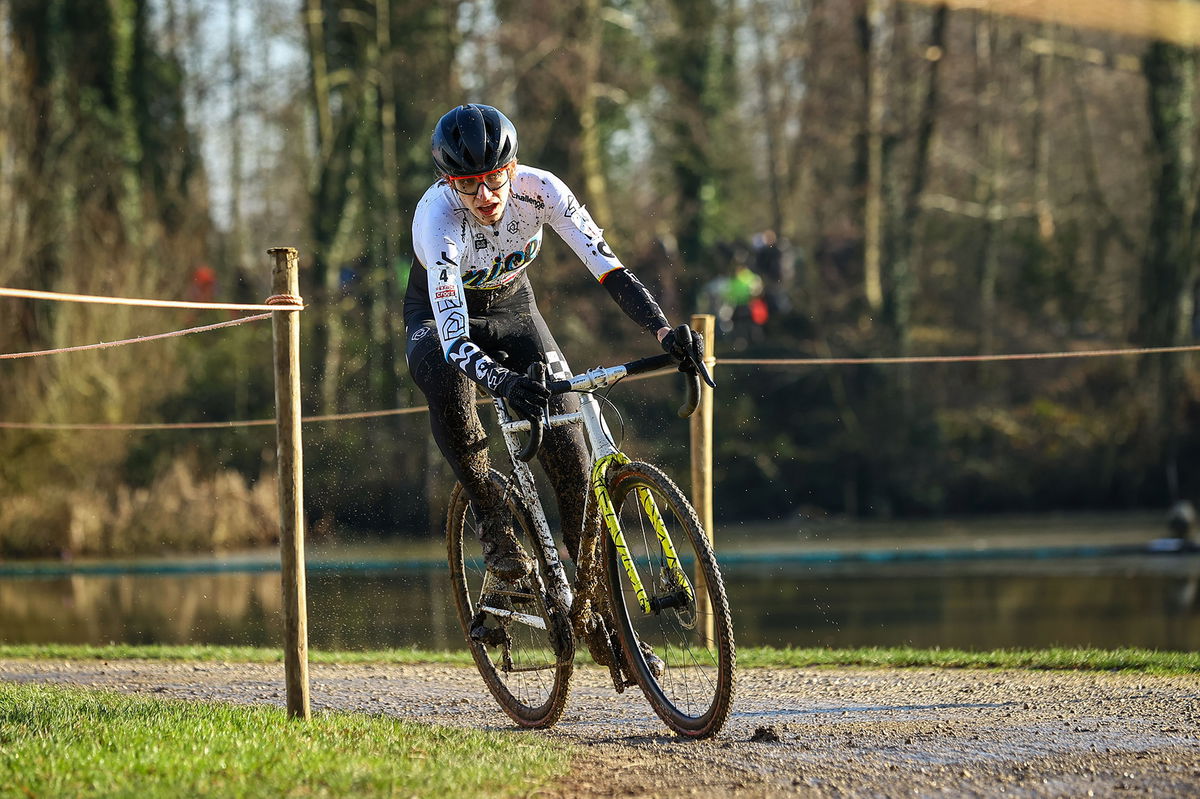 <i>Shutterstock</i><br/>Cycling's governing body -- the UCI -- has defended its transgender policy after Austin Killips won overall victory in the recent Tour of the Gila in New Mexico. Killips is pictured here in a cyclocross race in Zonnebeke