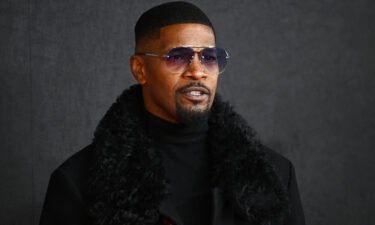 Jamie Foxx is seen here at the 'Creed III' premiere in London in February. Foxx is speaking out for the first time since his daughter Corinne Foxx released a statement last month that the actor was hospitalized due to an undisclosed "medical complication."