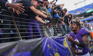 Lamar Jackson says the future looks bright in Baltimore following the Ravens' offseason moves to improve the offense.