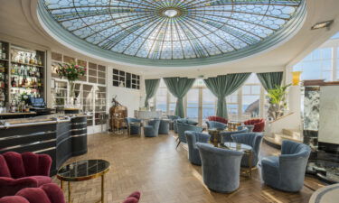 The hotel's Palm Court Bar