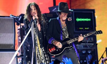 Aerosmith is heading into retirement with a farewell tour. Steven Tyler and Joe Perry of Aerosmith here perform during the 62nd Annual Grammy Awards in 2020.