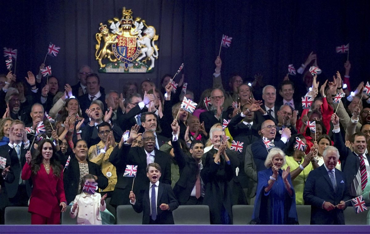 <i>Stefan Rousseau/Pool/AFP/Getty Images</i><br/>A view of the royal box during the show.