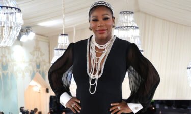 Serena Williams attends The 2023 Met Gala Celebrating "Karl Lagerfeld: A Line Of Beauty" at The Metropolitan Museum of Art on Monday in New York City.
