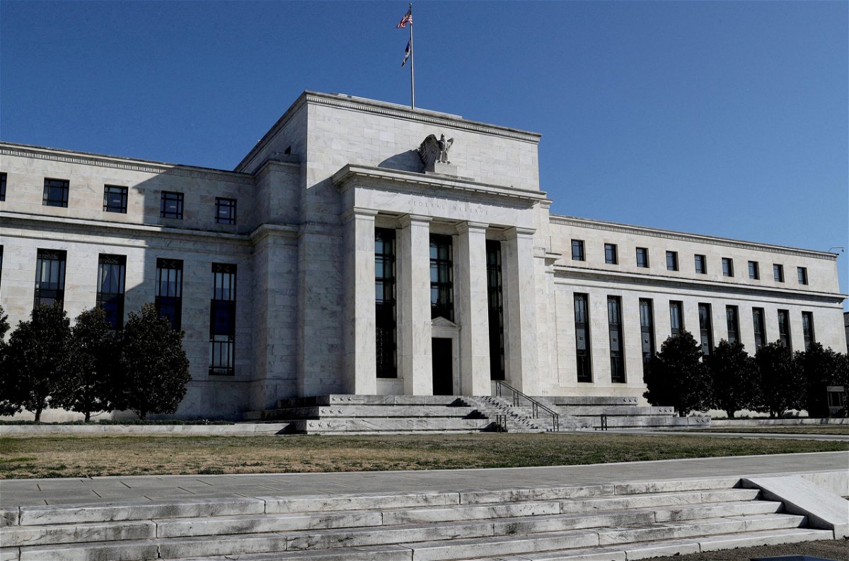 <i>Leah Millis/Reuters</i><br/>The Federal Reserve building is pictured in Washington