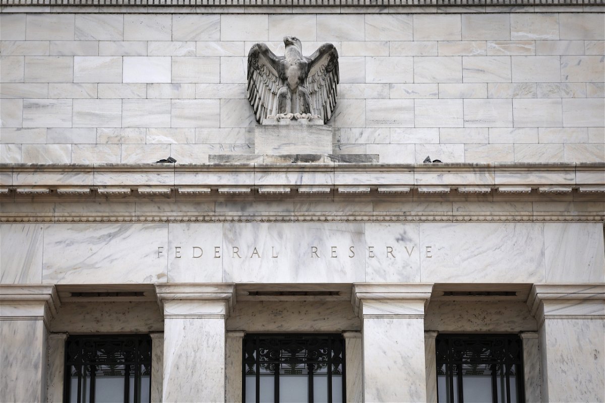 <i>Win McNamee/Getty Images</i><br/>The Federal Reserve building is shown on May 2 in Washington
