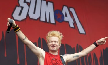 Sum 41 singer Deryck Whibley at the 2017 'Rock am Ring' music festival in 2017. Sum 41 are "disbanding" after 27 years together.