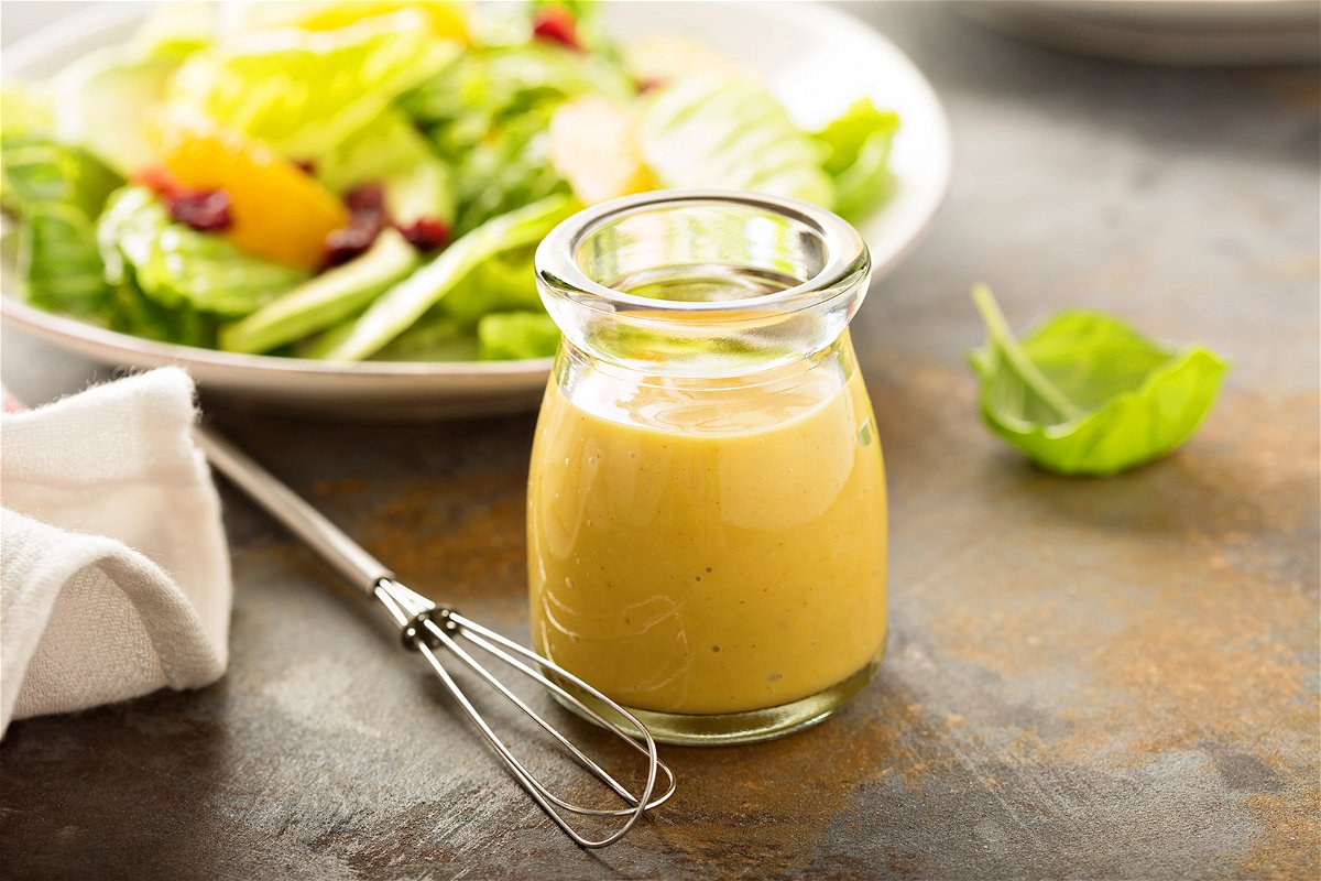 <i>VeselovaElena/iStockphoto/Getty Images</i><br/>Making salad dressing at home is affordable