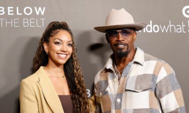 (From left) Corinne Foxx and her father Jamie Foxx