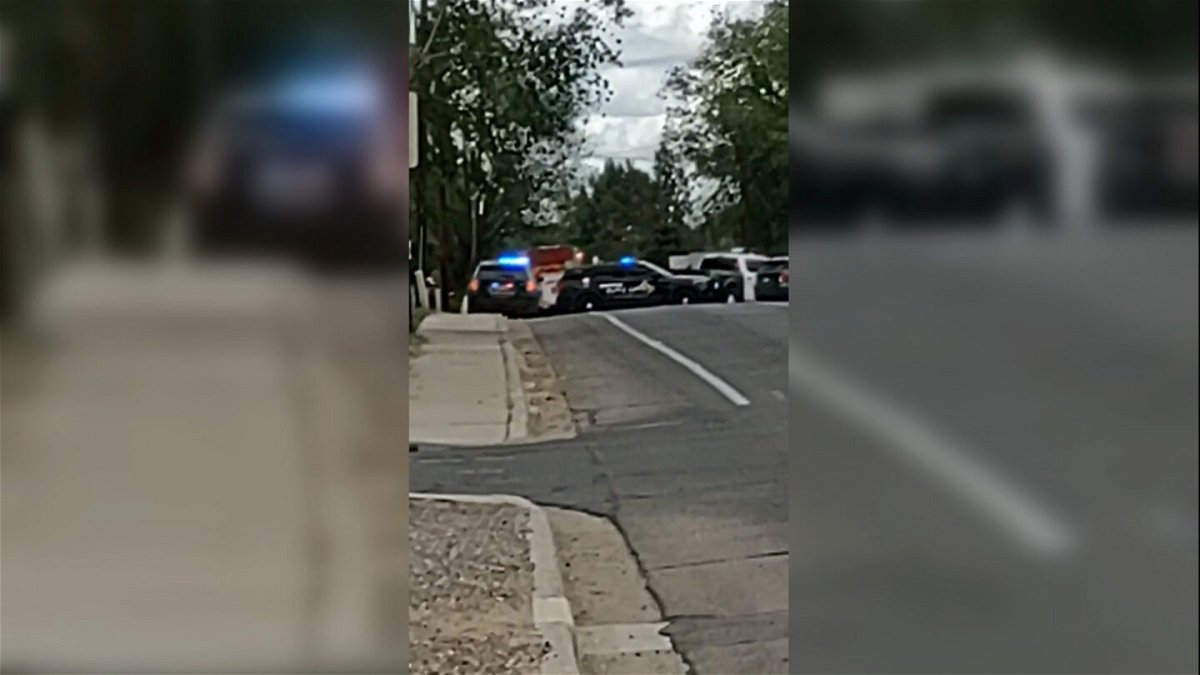 <i>Courtesy Larry Jacquez</i><br/>A video recorded by Facebook user Larry Jacquez shows the police response following the shooting in Farmington on May 15.