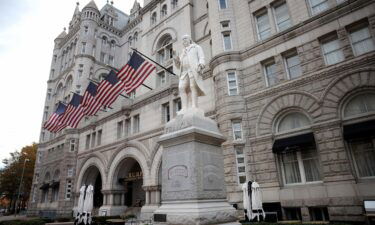 The Trump International Hotel is shown November 15