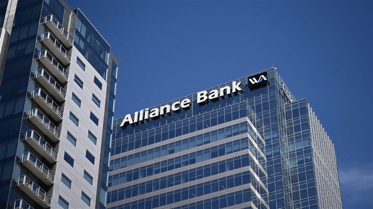 <i>Patrick T. Fallon/AFP/Getty Images</i><br/>Shares of Western Alliance Bank tumbled 53% on May 4 after reports that the regional bank is the latest to explore a potential sale.