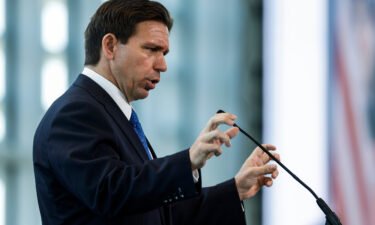 Florida Gov. Ron DeSantis' presidential countdown begins as Florida lawmakers put the finishing touches on his contentious agenda. DeSantis is pictured on April 21