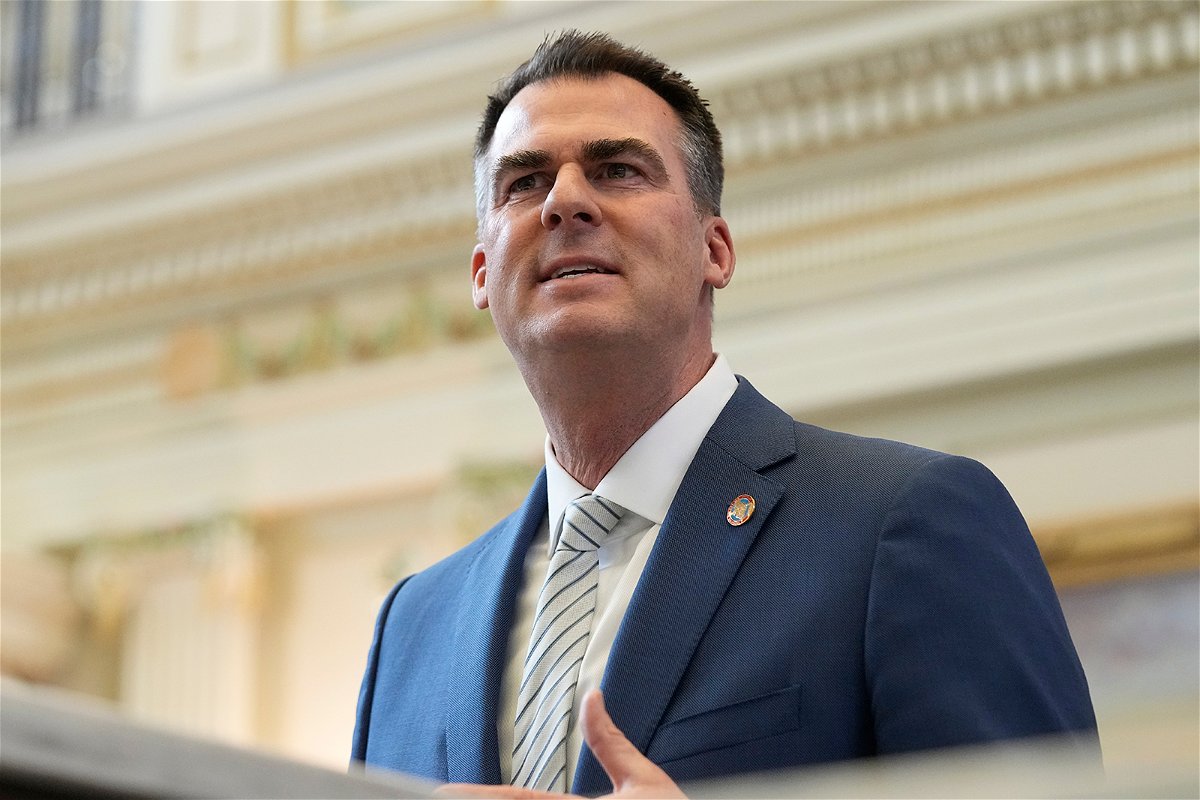 <i>Sue Ogrocki/AP</i><br/>Oklahoma Gov. Kevin Stitt signed a bill into law Monday banning gender-affirming care for minors with the possibility of a felony charge for health care professionals who provide it.