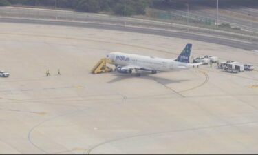 LAX police evacuated a JetBlue flight from Las Vegas after receiving a report of a bomb on the plane. The man who allegedly made the threat was a disgruntled passenger who missed his flight.