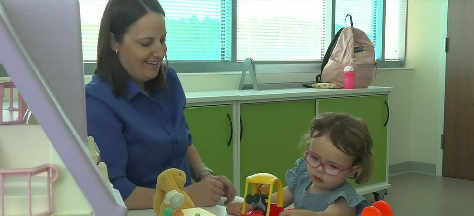 <i>KMOV</i><br/>Now two-year-old Elizabeth is still working on her strength in physical and occupational therapy after also being diagnosed with mild right-side cerebral palsy.