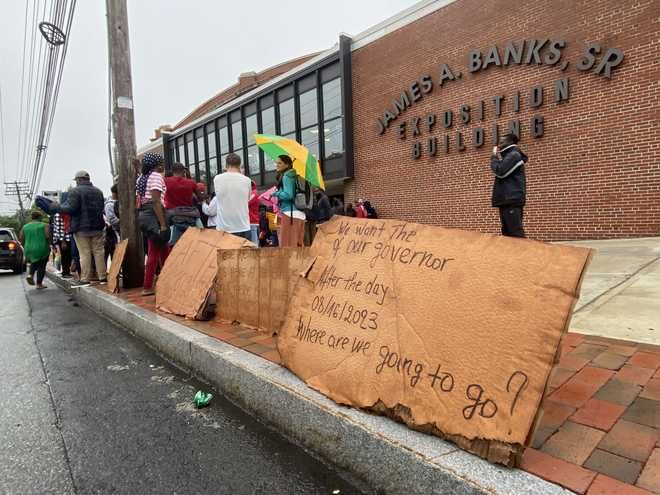 <i>WMTW</i><br/>A large protest about housing has shut down the area around the Portland Expo. Portland Police said Park Avenue was closed just after 7 a.m. and they were asking people to avoid the area. The road did reopen just before 9 a.m. as the protest moved to the sidewalk and some people left