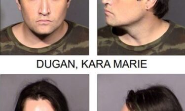 The Boulder City Police Department says Kara Marie Dugan and Jeffrey Terakami were arrested after they were accused in the overdose death of their 8-month-old child.